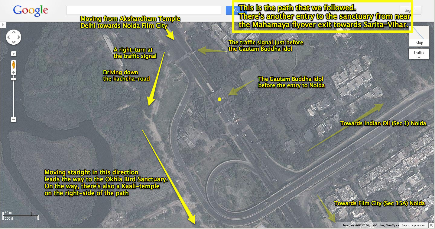 Okhla Bird Sanctuary directions