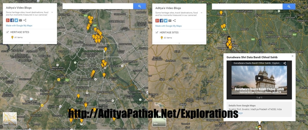 Heritage Video Blogs – on Map :)