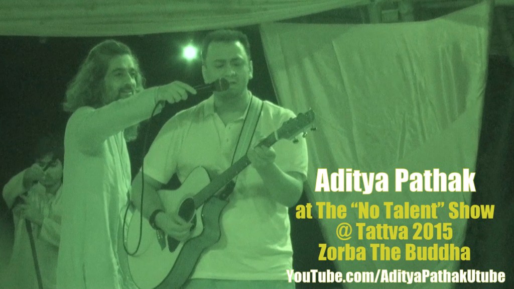 Me singing at the Tattva festival :)