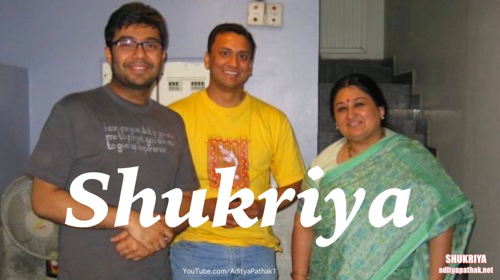 शुक्रिया | SHUKRIYA – by Aditya&nbsp;:)