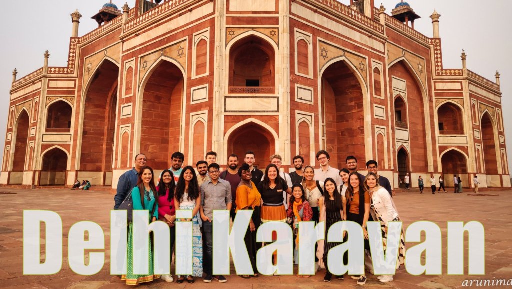 Humayun’s Tomb Complex – a Delhi Karavan Tour with students of NLU #CulturalExchange #WorldHeritage
