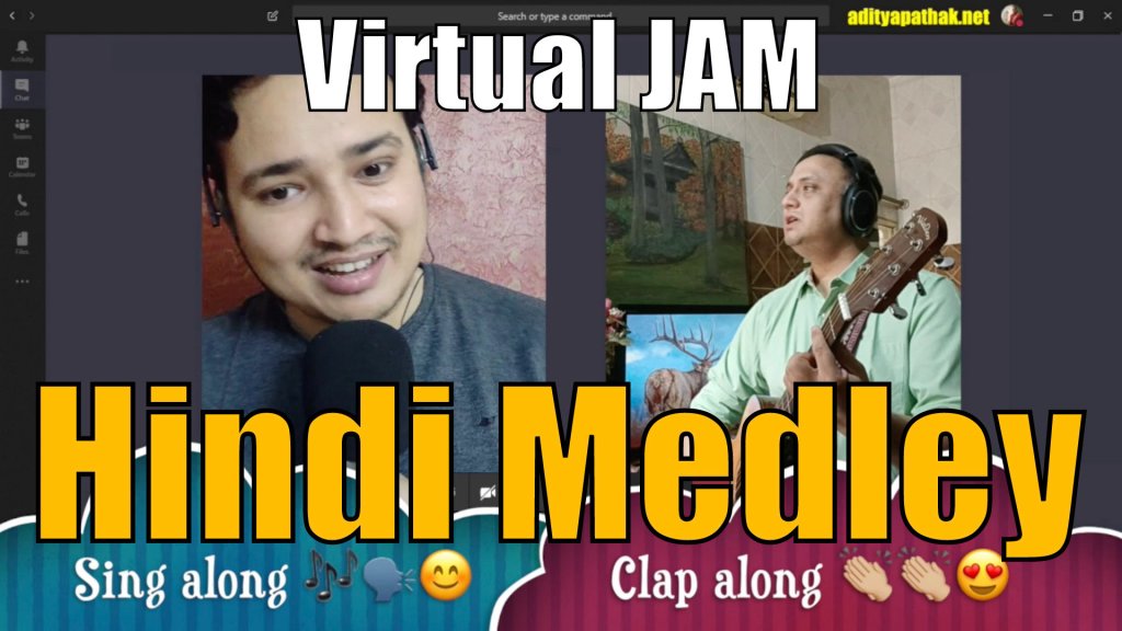 Virtual Jamming | Hindi Mashup in B minor | Old and New Songs | Lockdown special #medley #collab
